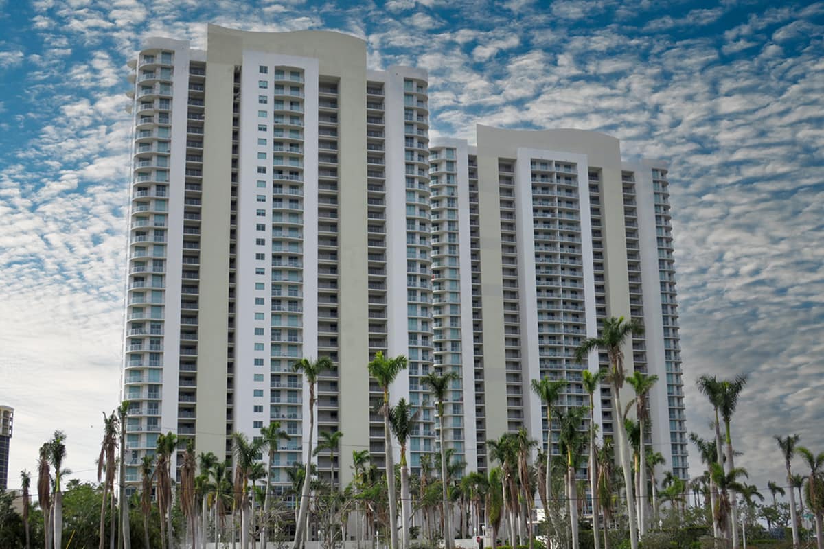 Oasis Tower I and II high-rise in Fort Meyers Florida